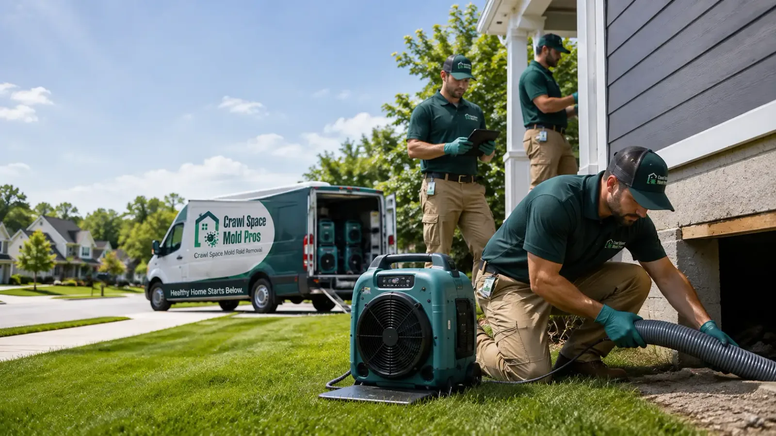 Crawl Space Mold Removal in Chapel Hill, NC